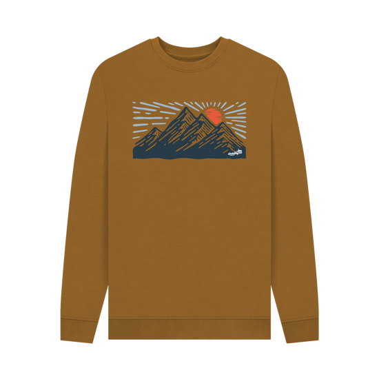 Brown Harmony Organic Cotton Sweatshirt