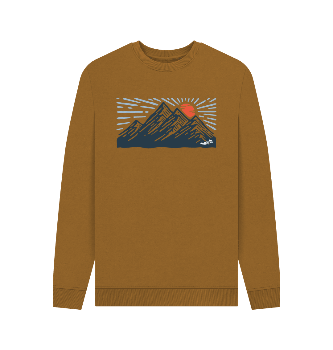 Brown Harmony Organic Cotton Sweatshirt