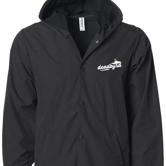 Deadbyrd Black-On-Black-Water-Resistant Windbreaker - Deadbyrd