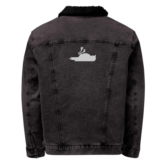 Deadbyrd Denim Sherpa Jacket- Black Denim Deadbyrd