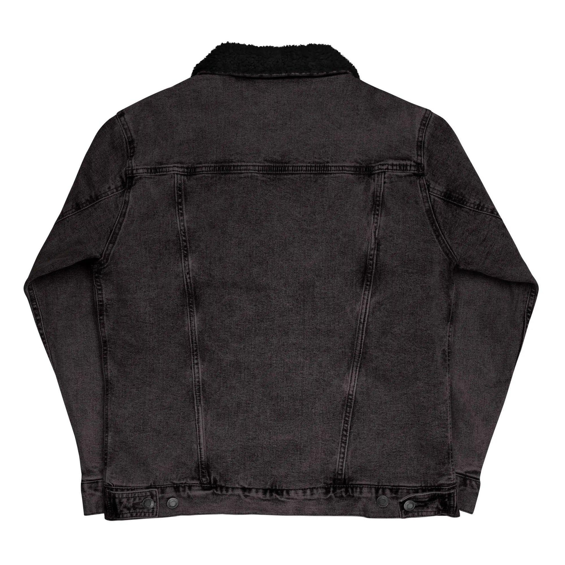 Deadbyrd Denim Sherpa Jacket- Black Denim Deadbyrd