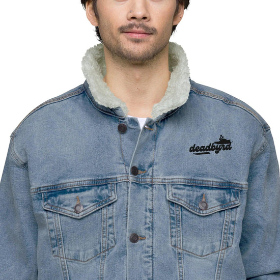 Deadbyrd Denim Sherpa Jacket- Denim Deadbyrd