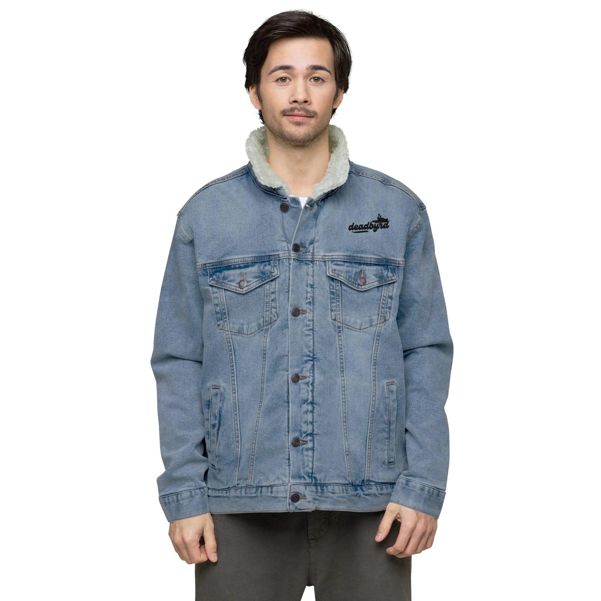 Deadbyrd Denim Sherpa Jacket- Denim Deadbyrd