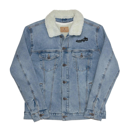 Deadbyrd Denim Sherpa Jacket- Denim Deadbyrd