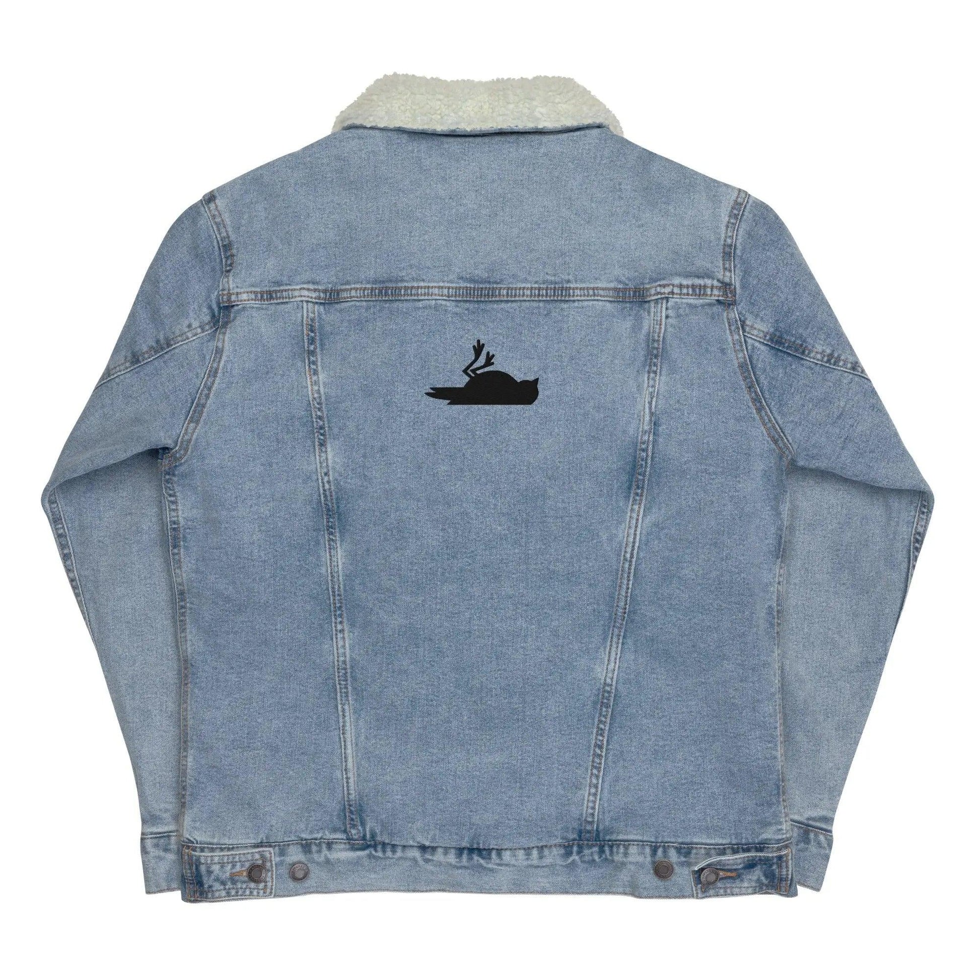 Deadbyrd Denim Sherpa Jacket- Denim Deadbyrd