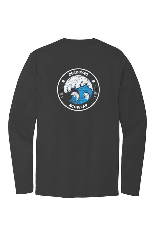 Deadbyrd Ecowear Long Sleeve Bouncer Tee- Deep Black - Deadbyrd