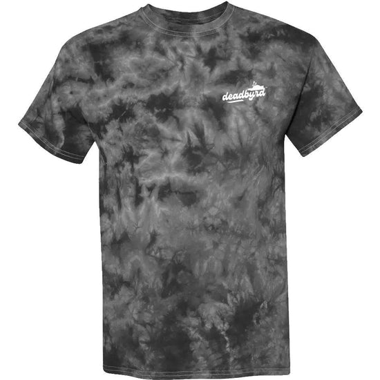 Deadbyrd Logo Crystal Wash T-Shirt- Black - Deadbyrd