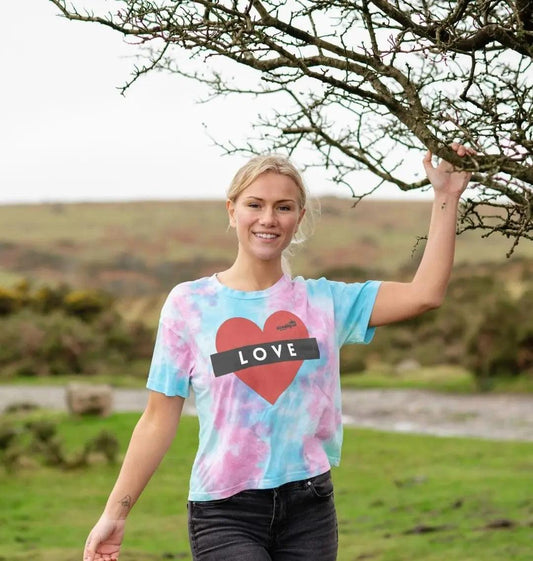 Deadbyrd Love Women's Organic Cotton Boxy T-Shirt Deadbyrd