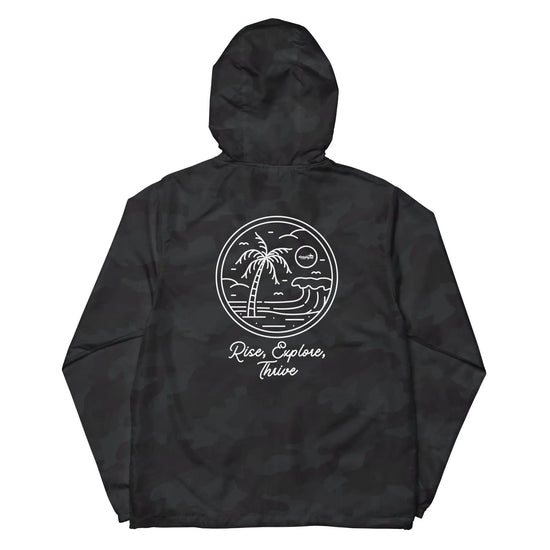 Deadbyrd Rise Explore Thrive Lightweight Zip up Windbreaker Deadbyrd