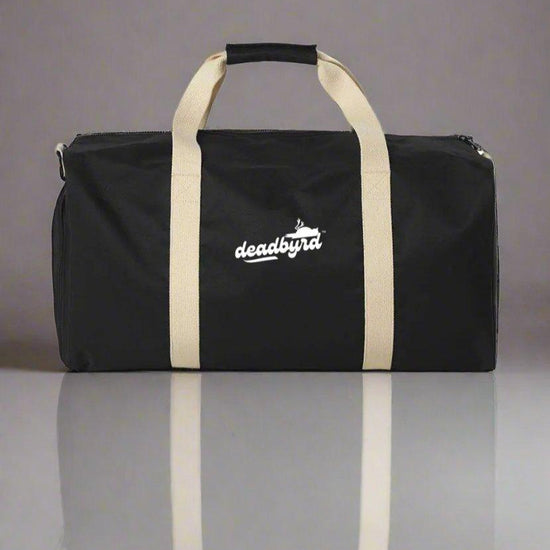 Deadbyrd Black/Ecru Travel Bag - Deadbyrd