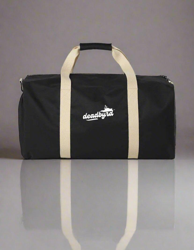 Deadbyrd Black/Ecru Travel Bag - Deadbyrd