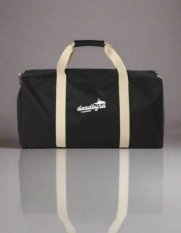 Deadbyrd Black/Ecru Travel Bag - Deadbyrd