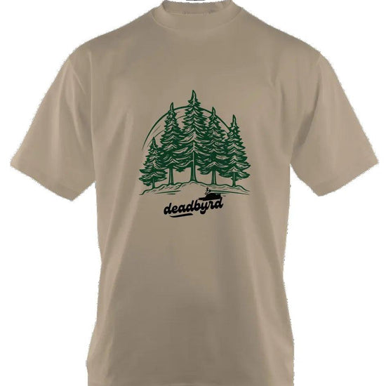 Evergreen Escape Oversized Thick T-Shirt - Deadbyrd