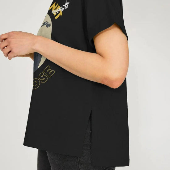 One Planet Women's Organic Cotton Premium Boxy T-Shirt Deadbyrd
