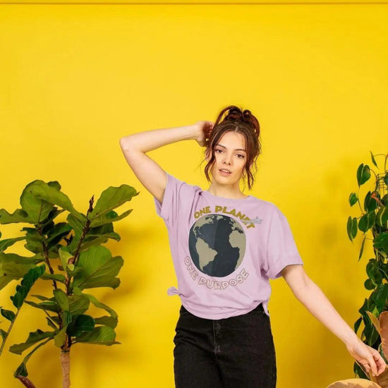 One Planet Women's Organic Cotton Premium Boxy T-Shirt Deadbyrd