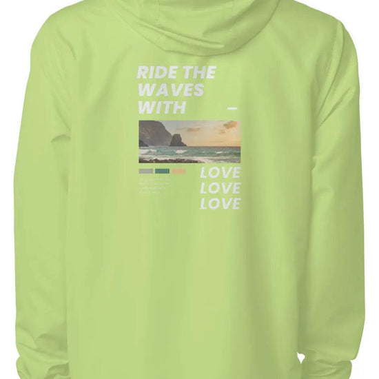 Ride the Waves Water Resistant Lightweight Windbreaker - Deadbyrd