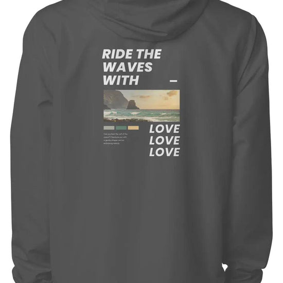 Ride the Waves Water Resistant Lightweight Windbreaker - Deadbyrd