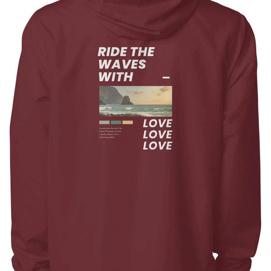 Ride the Waves Water Resistant Lightweight Windbreaker - Deadbyrd